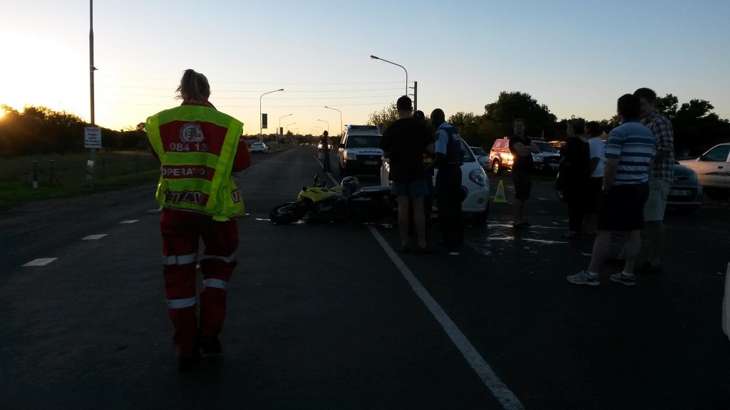 Bike crash Potch