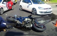 Boksburg accident leaves motorcyclist injured
