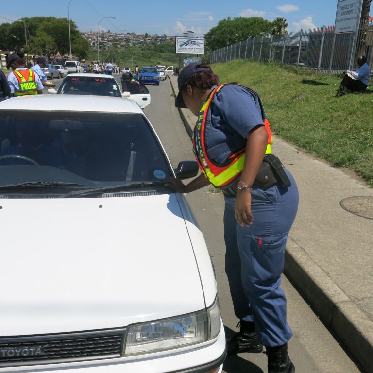 Vehicle checks part of the Festive Season Safety Strategy by Buffalo City Metro’s Traffic Department 