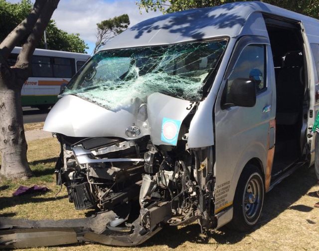 Four injured in taxi collision on Lansdowne Road in Mitchells Plain 