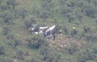 Photos from plane crash in mountain area in Delporton, Krugersdorp