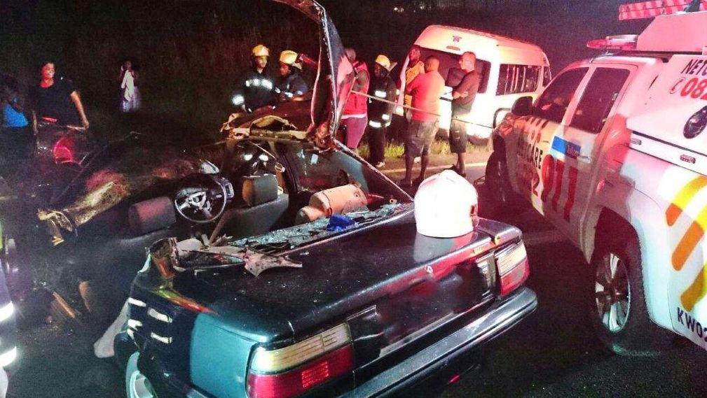 N2 north Queen Nandi drive road crash leaves two injured