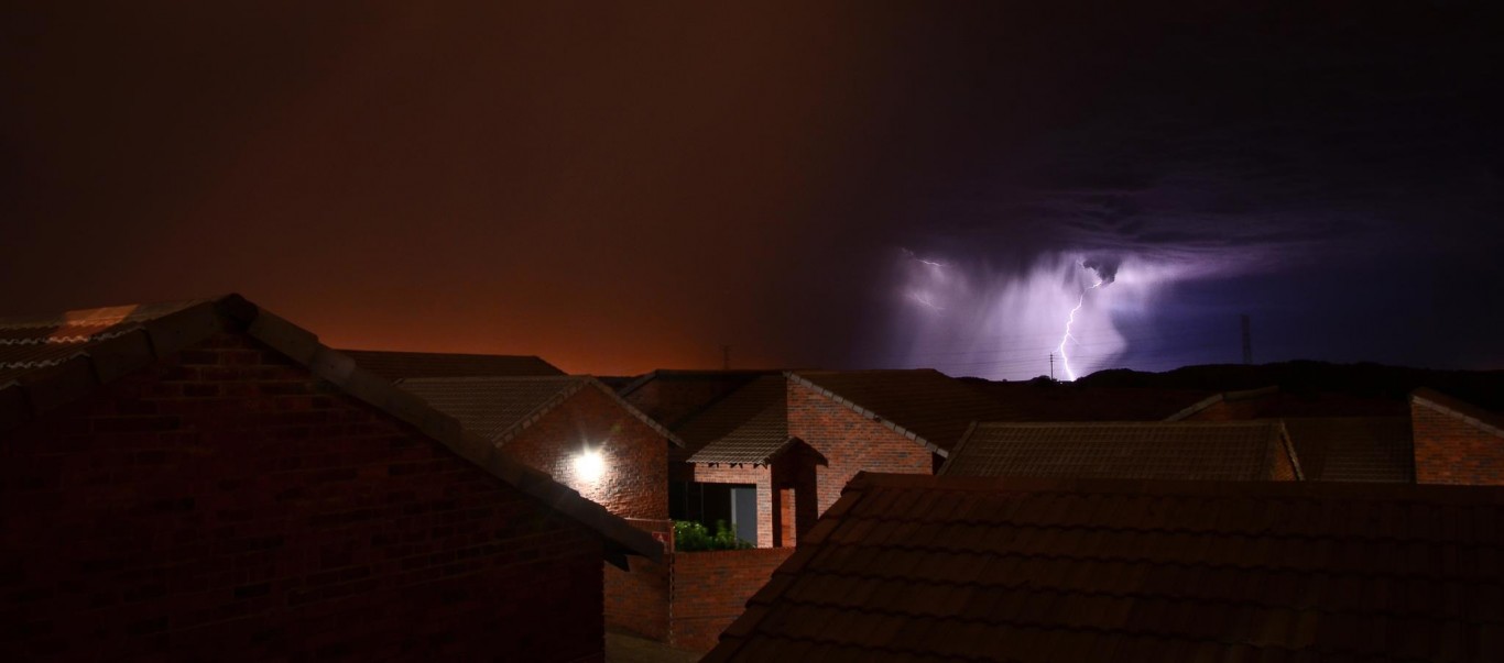 Lightning strike kills three, in Kwa-Zulu Natal, South Africa.
