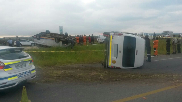 Taxis rolls, killing one and injuring nine