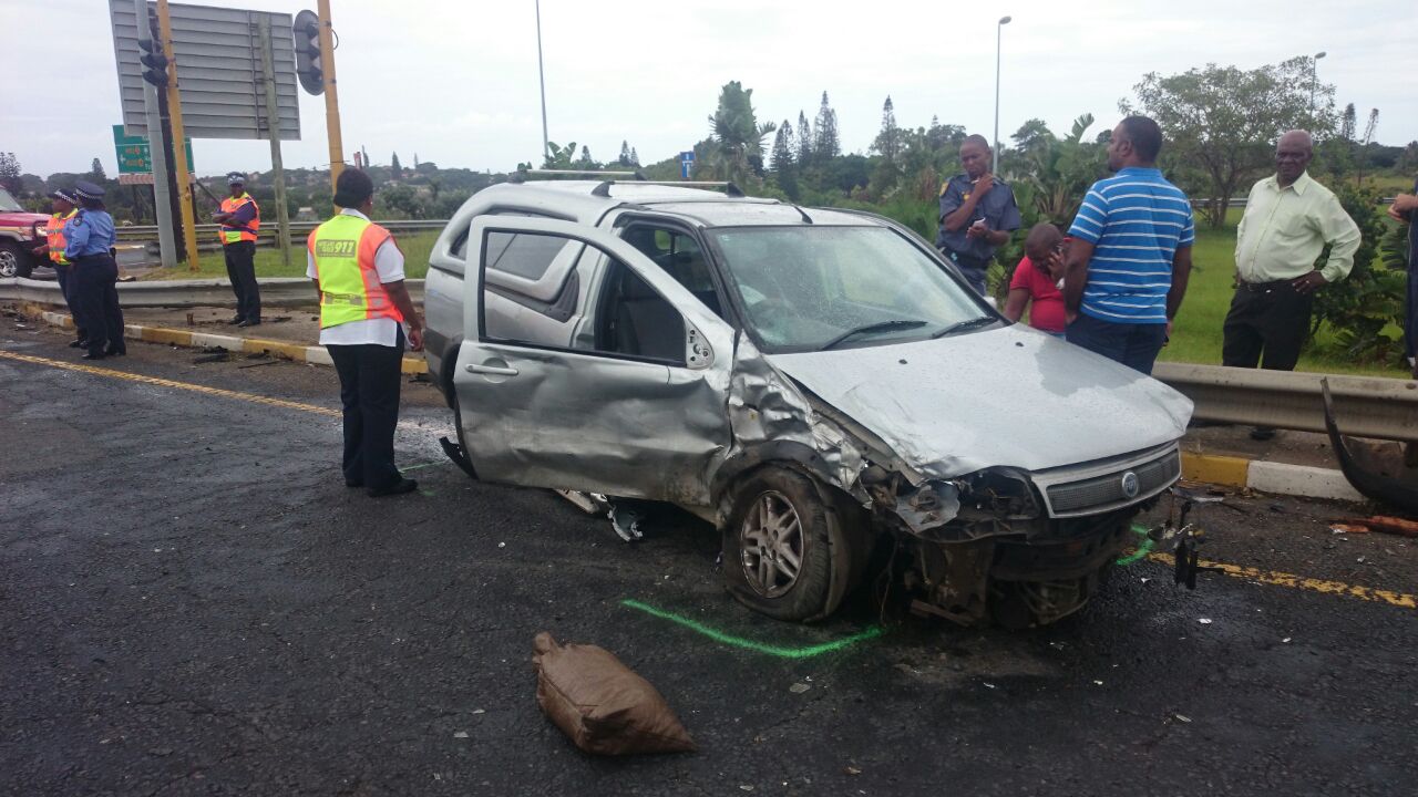 KZN N2 Port Shepstone collision leaves three injured