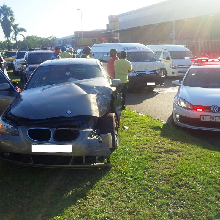 13 injured in Taxi collision in Durban