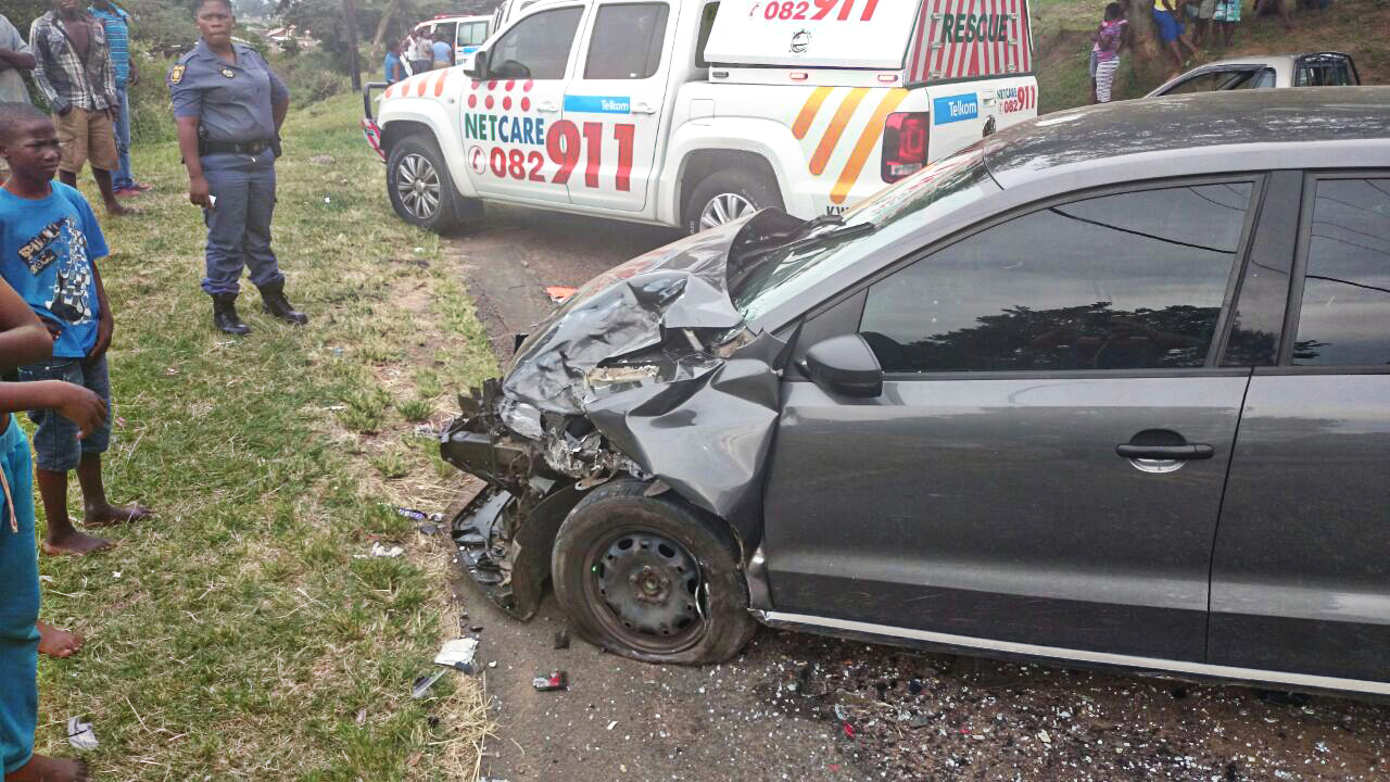Molweni rear-end taxi collision leaves six injured