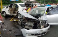 Collision leaves 9 injured on the bridge on the M1 over the N2