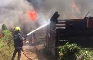 Informal dwellings ablaze in Durban North