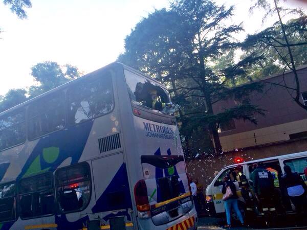 Saxonworld bus crash on Jan Smuts Avenue leaves sixty four injured and two dead