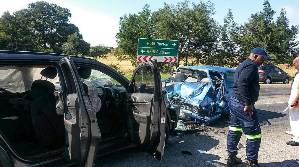 Cullinan head-on collision leaves one dead and five injured