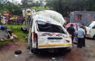 3 Dead and 12 injured in taxi crash at Pinetown