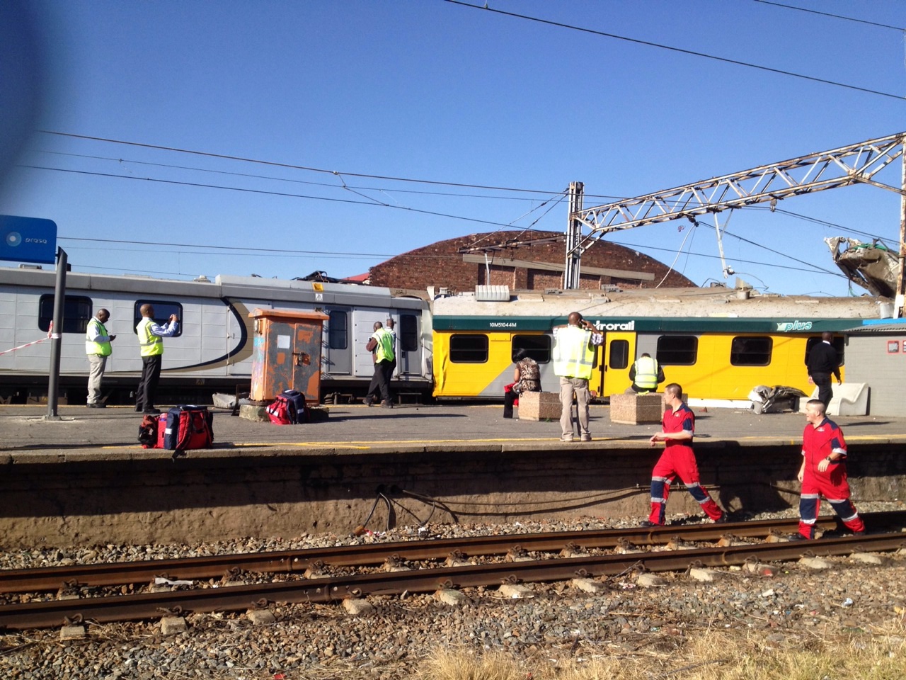 Horror train collision leaves one dead and about 80 injured at Denver station, JHB