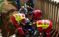 Man injured after 8 metre fall