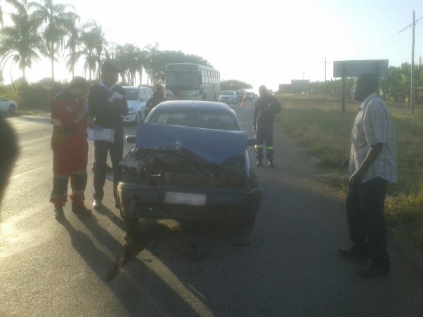 Bakkie collision leaves five injured