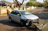 Two injured in collision at intersection
