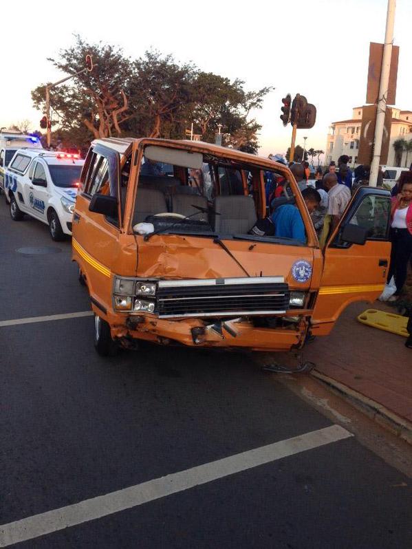 Umhlanga taxi collision leaves three injured