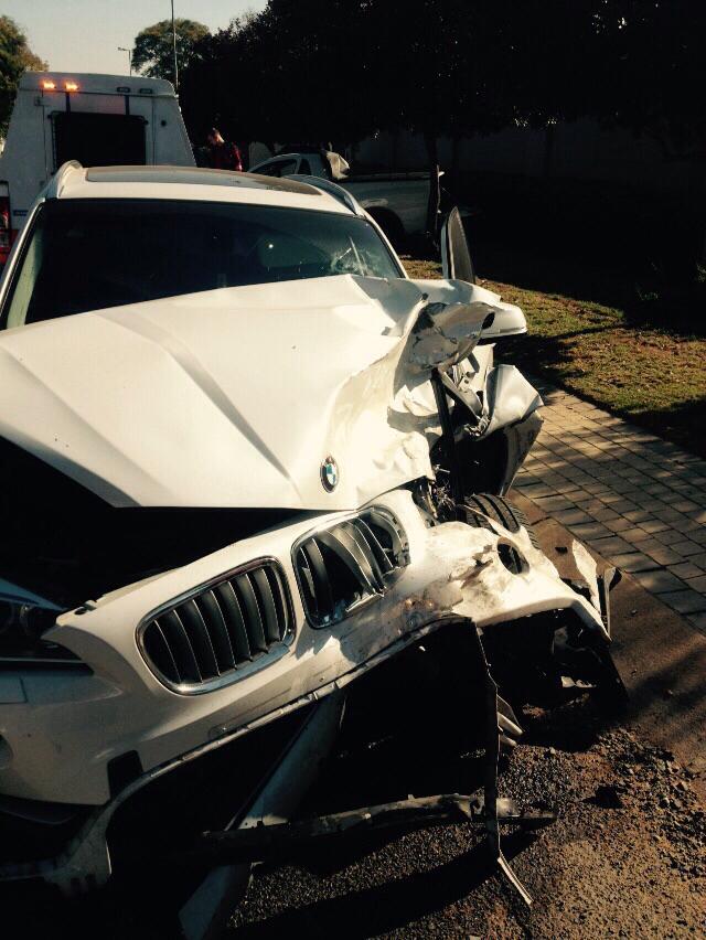 Collision on the corner of Panners Lane and Tessa in Parkmore