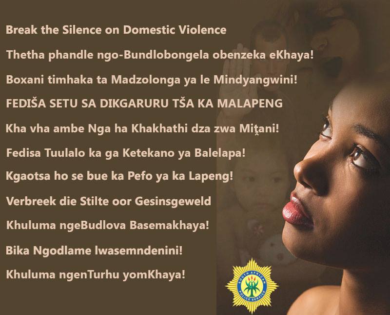 Break the silence on domestic violence!!