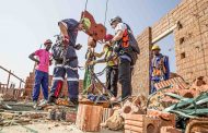 Specialised rescue training at construction site in Ballito