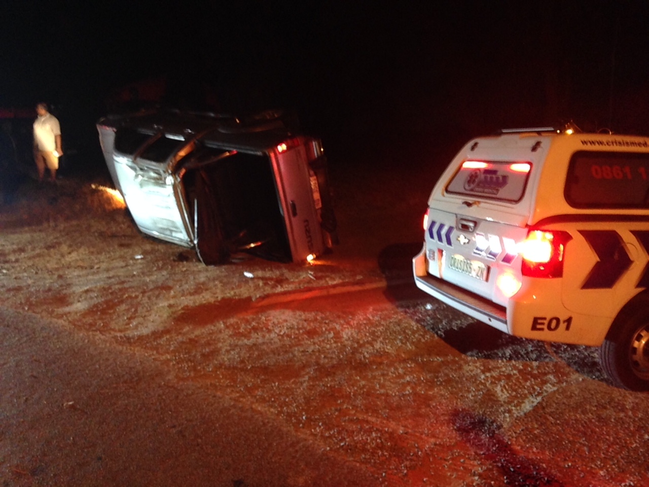 One injured in rollover on Effingham Road