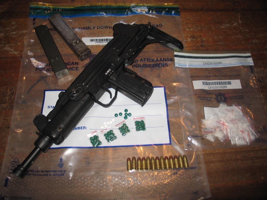 Firearms and drugs found in baby bag in room in Ravenmead
