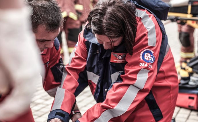 Man seriously injured when his hand got caught in a conveyor belt at an industrial site in Durban