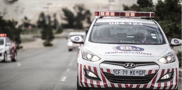 Taxi and car collide leaving seven injured on Nasrec Road in Nasrec, Johannesburg.