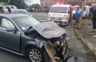 One injured in collision at intersection of Braam Fischer and Burke