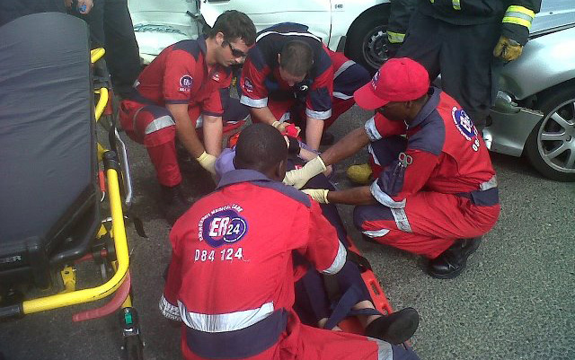 Taxi hits child on Clare Road in Durban leaving her seriously injured