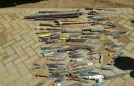 Dangerous weapons confiscated in stop-and-search at Sector 3 in Ikageng, North West