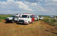 Body of man found in the Vaal river near the Ascot-on-Vaal bridge.