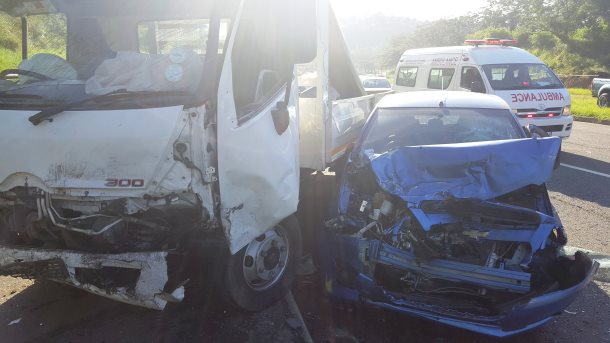 Nine people injured in Durban multi-car pileup
