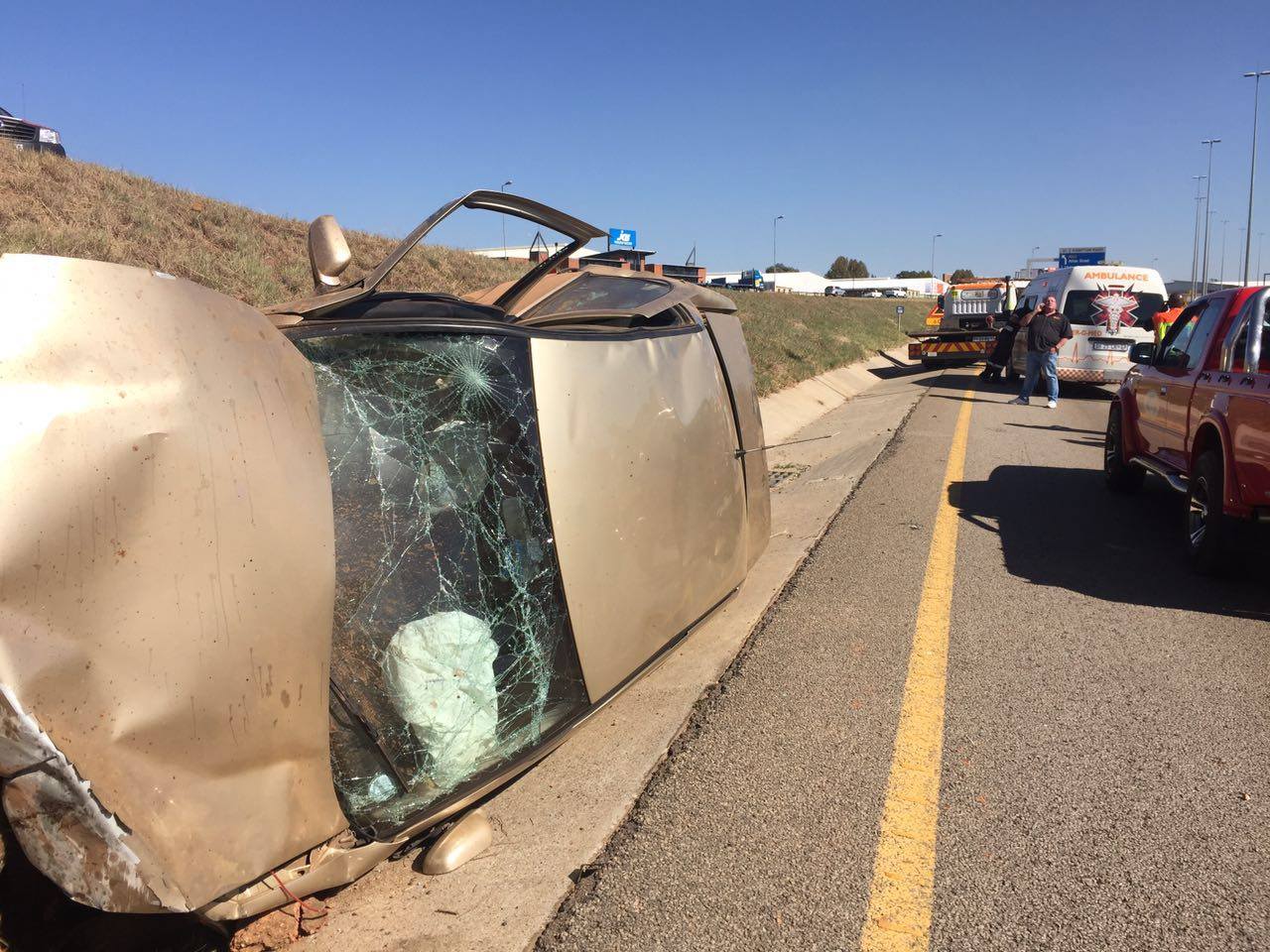 Driver ejected and critically injured in alleged rollover crash at speed