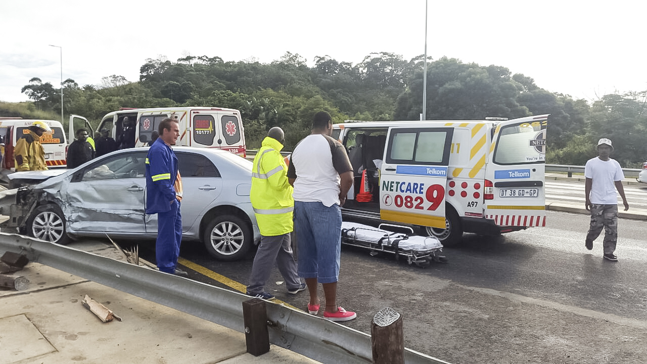 KZN N2 Merlewood crash leaves two injured