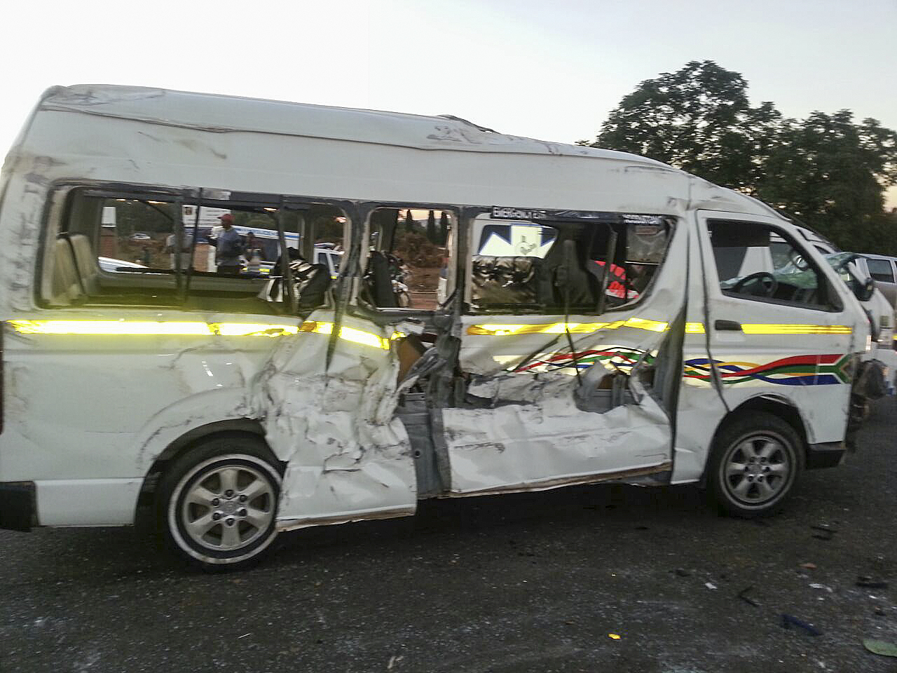 Pretoria taxi crash leaves 13 injured