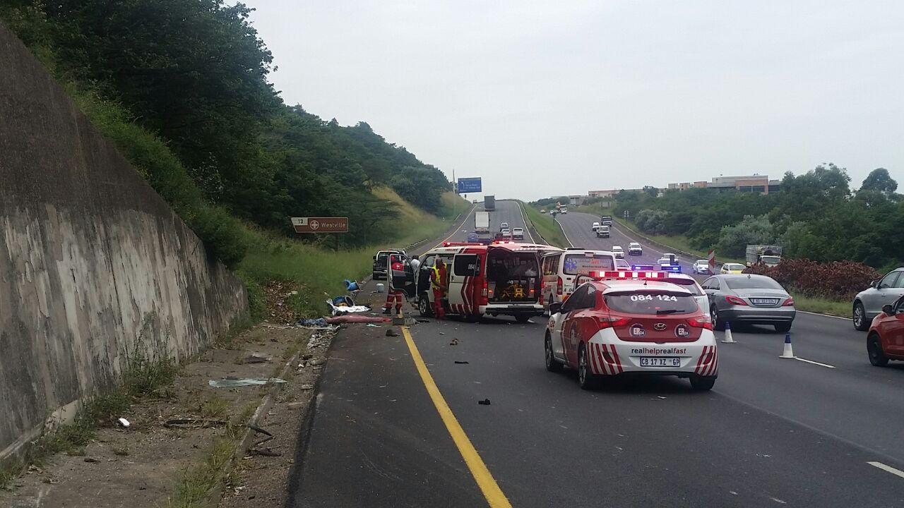 One killed, five injured when bakkie rolled before Pavilion off ramp, KZN