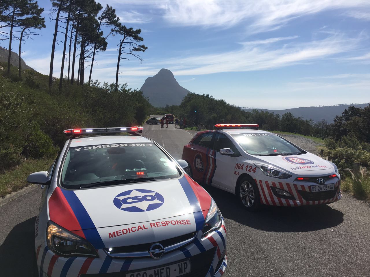 Woman rescued off Table Mountain