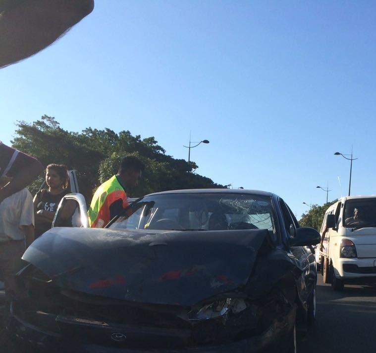 Two injured in collision on Millenium Way in Umhlanga, Durban.