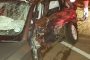 Car crashes into truck in alleged illegal U-Turn at Centurion