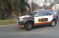 Three injured in rollover in Bryanston