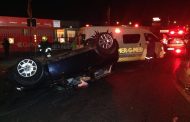 Vehicle rollover in Solheim, on Johannesburg's East Rand