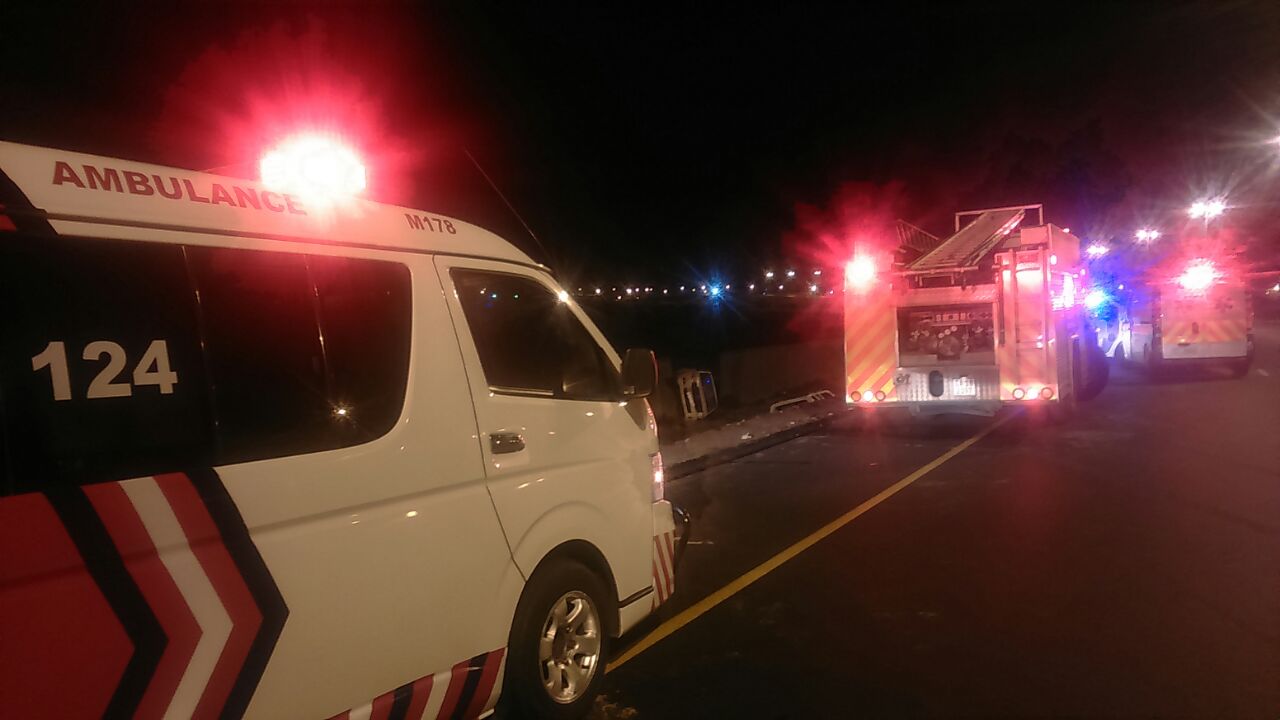 One killed and four injured in vehicle rollover in Jakes Grewel Drive in Hanover Park