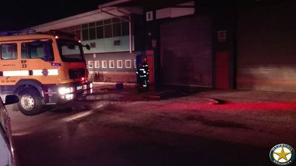 Structural fire at a business premisses in Moreland Drive, Greenwood Park