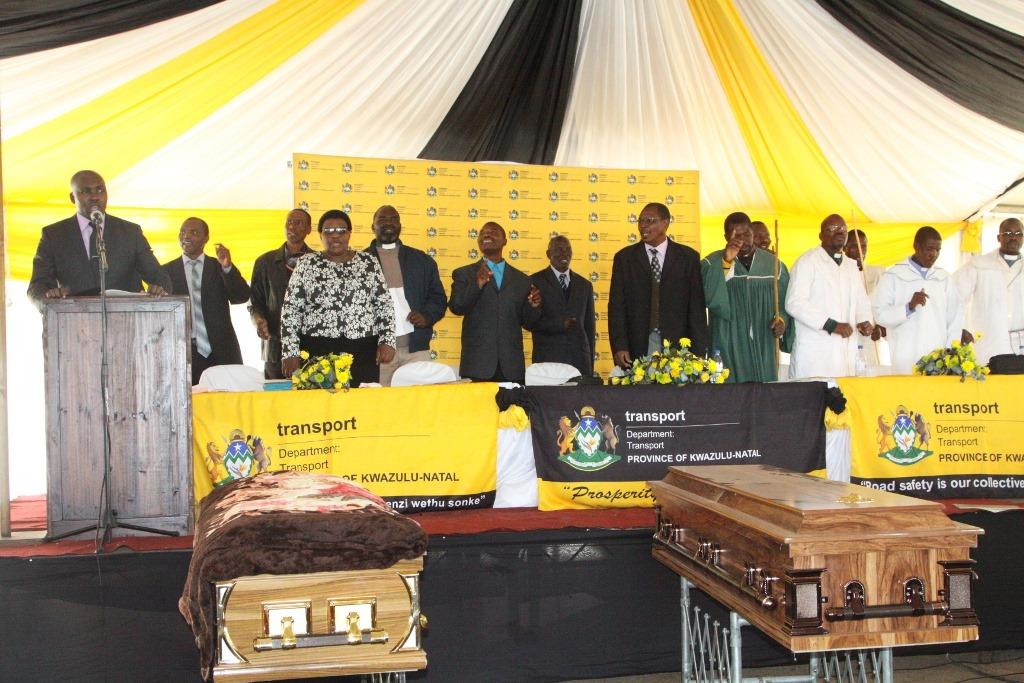 KZN Transport MEC attends funeral of N2 crash victims