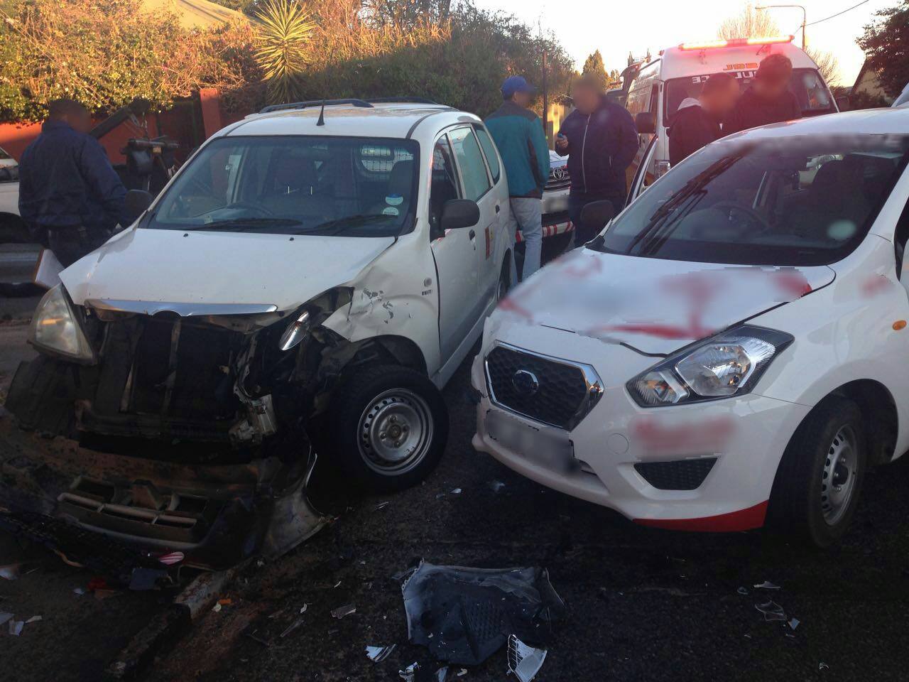 Collision in Brixton after driver allegedly skips stop street