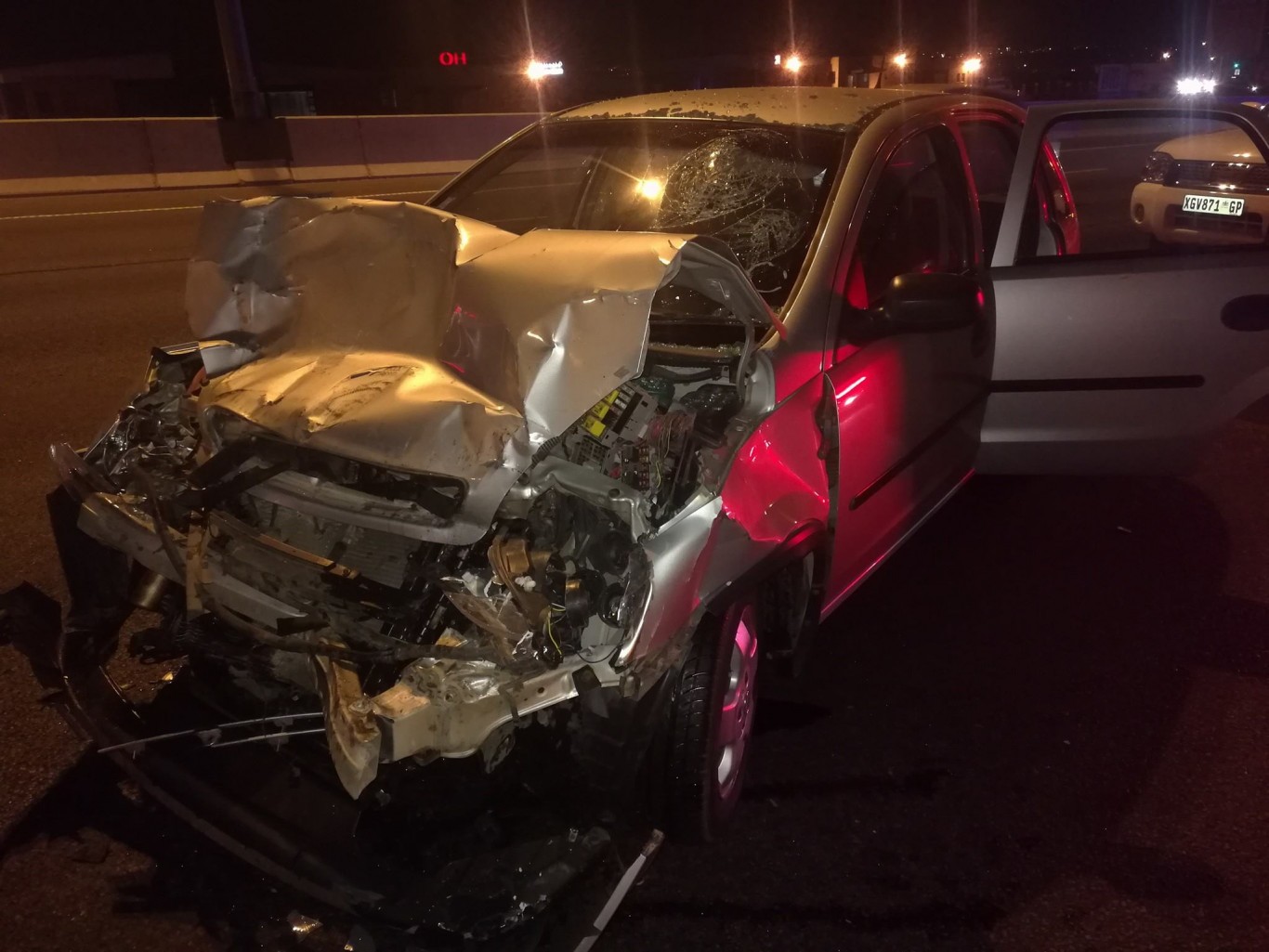 Unrestrained driver injured in 5 car pile-up on N1 South at Paulshof