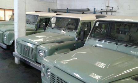 Police confiscate brand new Land Rover Defenders in Cape Town