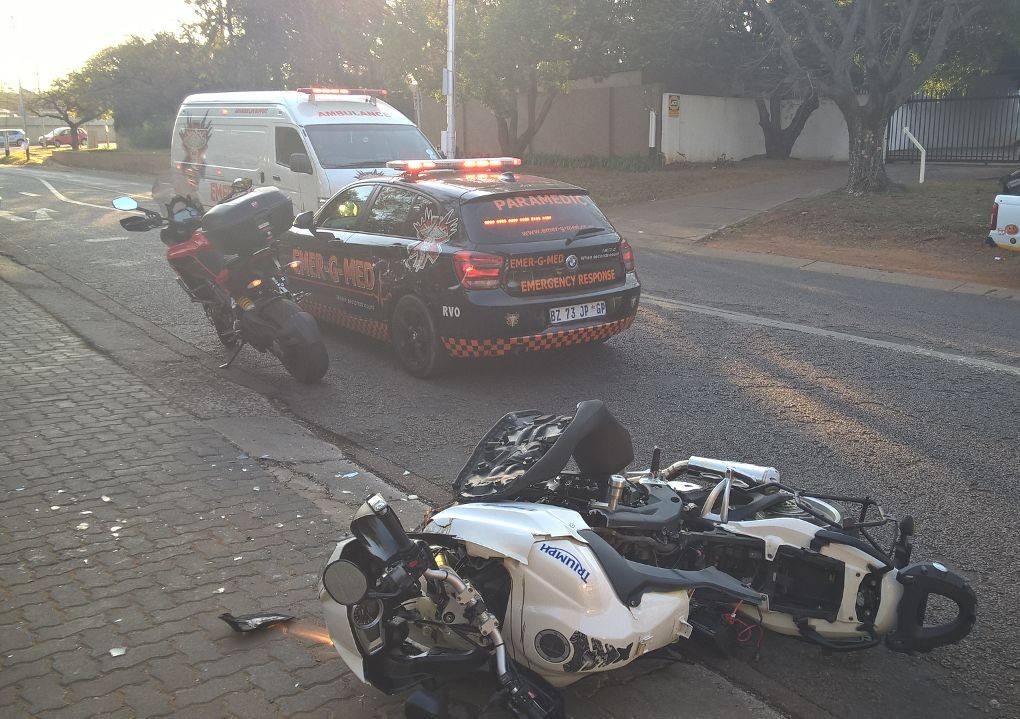 Biker injured in collision in Centurion