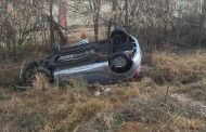 Lady injured in rollover on Tambotie Road in Blue Hills, Midrand.